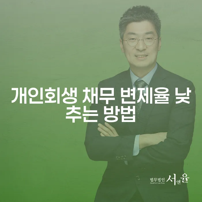 개인회생 채무 변제율 낮추는 방법은 무엇인가요?