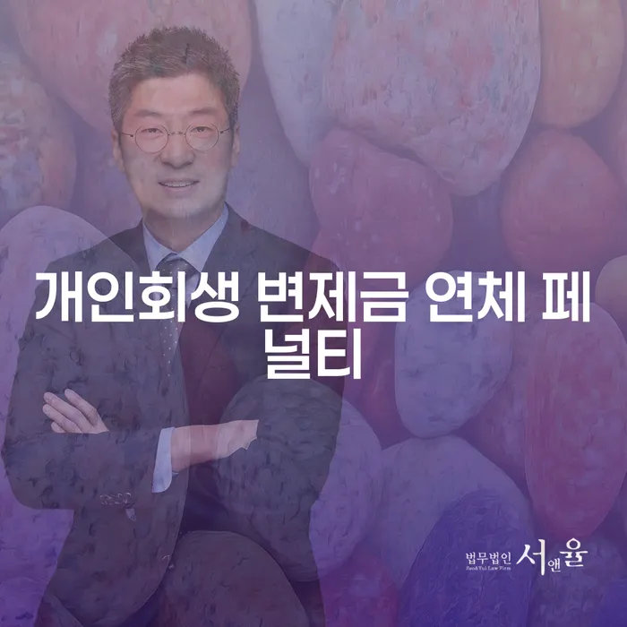 개인회생 변제금 연체 페널티를 피하는 방법은 무엇일까요?