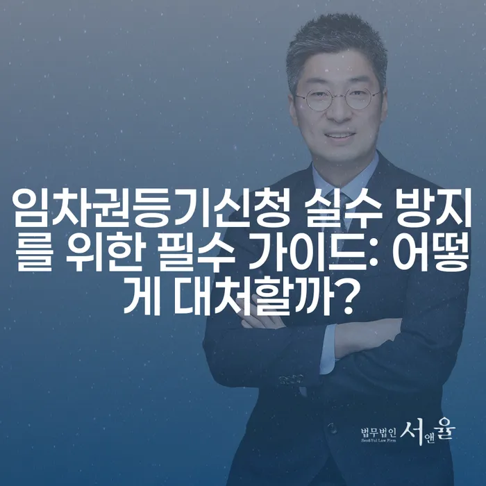 임차권등기신청 실수 방지를 위한 필수 가이드: 어떻게 대처할까?